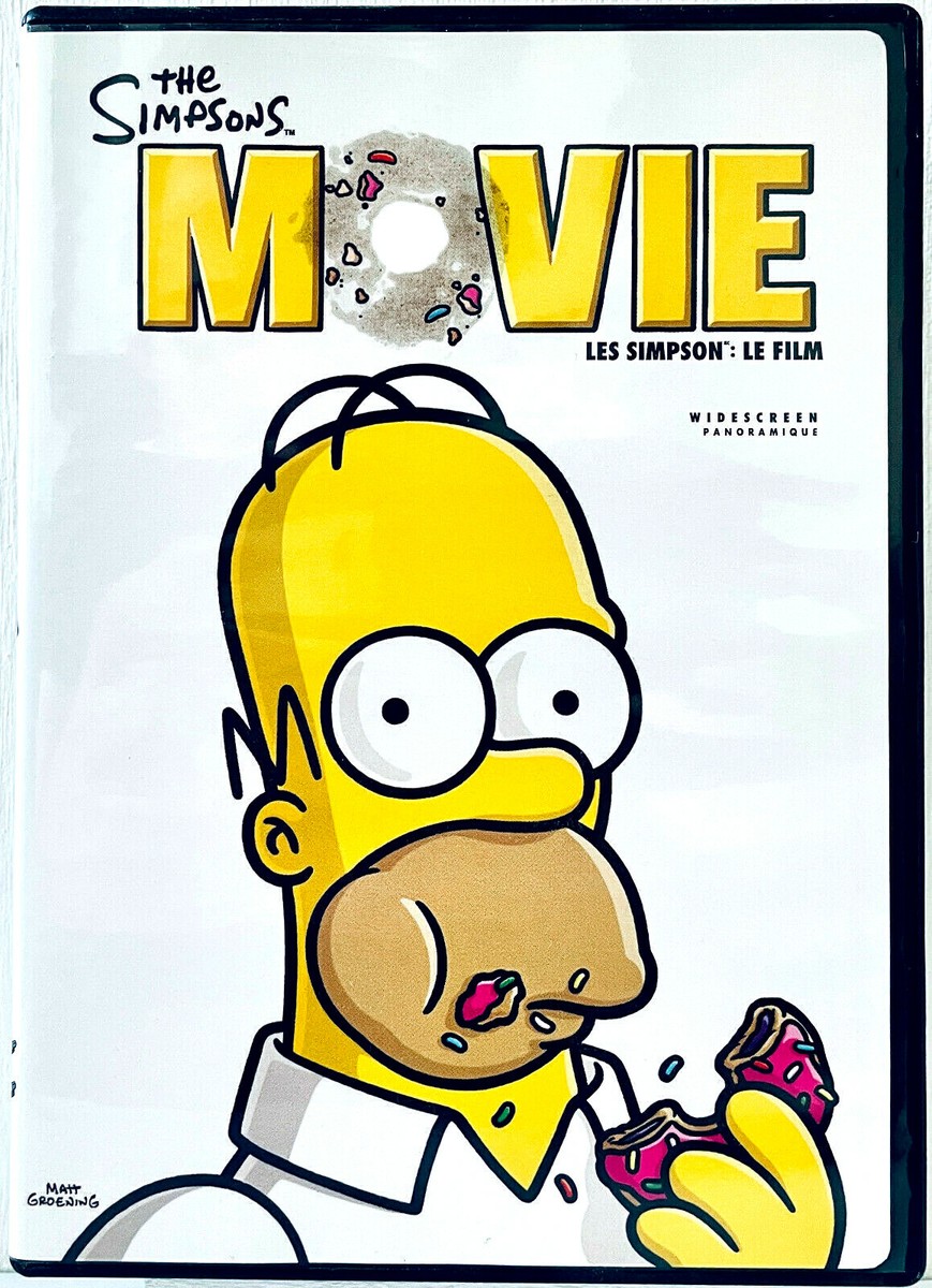 THE SIMPSONS MOVIE DVD ~ Audio: ENGLISH + FRENCH + SPANISH | eBay