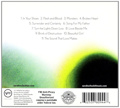 Sarah McLachlan - Shine On (CD, 2014 Verve) NEW - Picture 7 of 7
