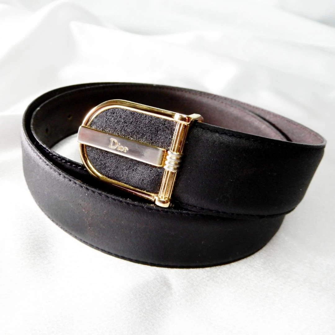 Ceinture homme Christian Dior noire mode authentique