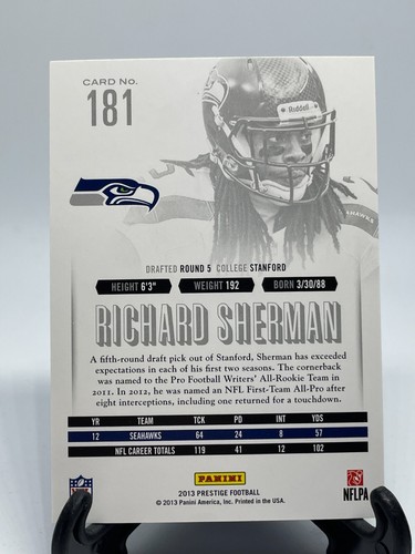 2013 Panini Prestige Football Trading Base Pick Your Cards - Picture 172 of 210