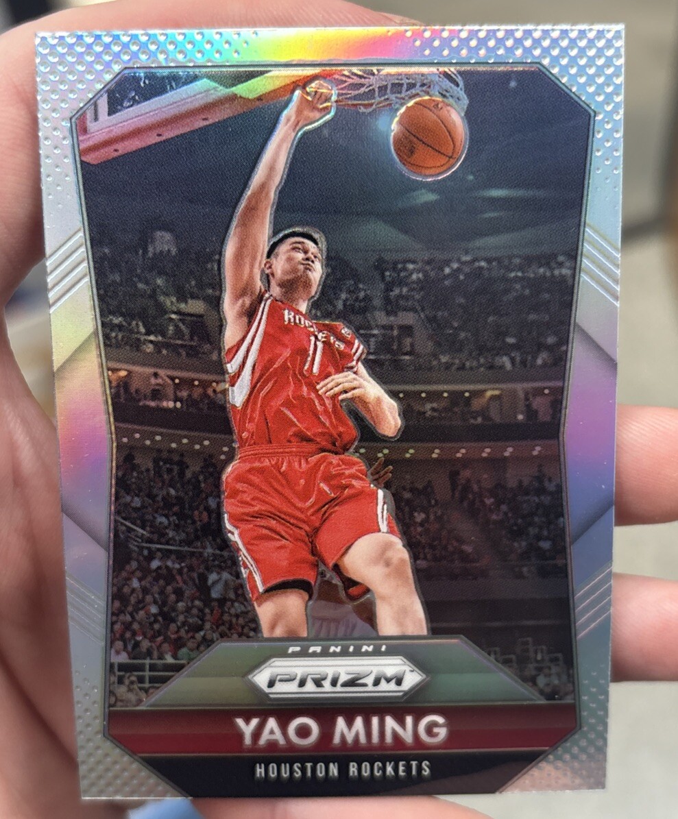 Yao Ming #262 2015-16 Panini Prizm Silver Prizms Houston Rockets