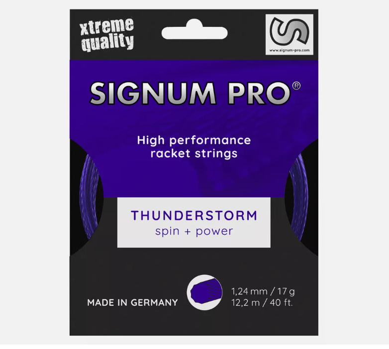 Signum Pro Thunderstorm 17 1.24mm Tennis Strings Set