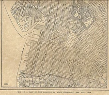 Brooklyn NY 1910 Detailed Street Map