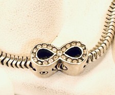 Sterling Infinity Bracelet Charm Made In Italy Charm For Chain