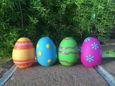 Funky Egg Grippers Set 4 Piece - Stress Relief Squishy Easter Egg design