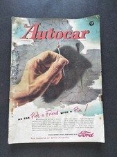 THE AUTOCAR MAGAZINE  MARCH 1950 MOTOR CAR