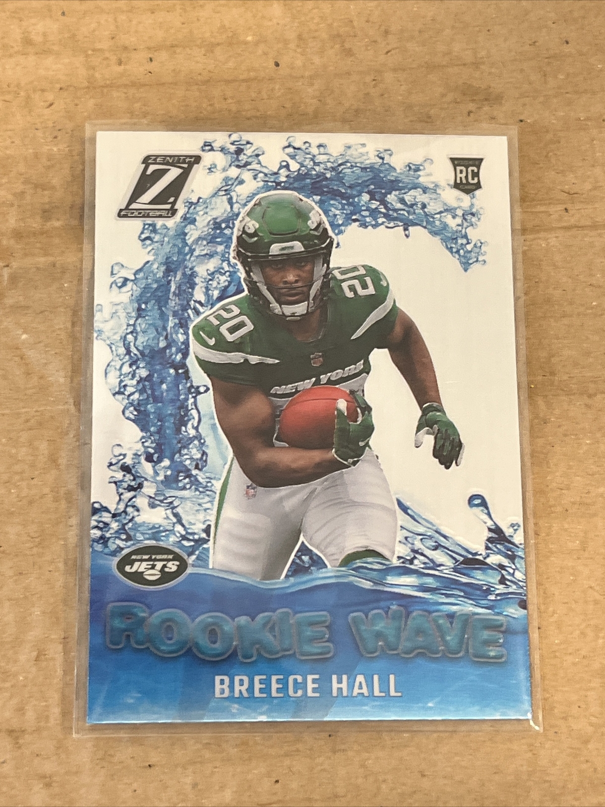 2022 Panini Zenith Breece Hall RC #RW-BH Rookie Wave New York Jets