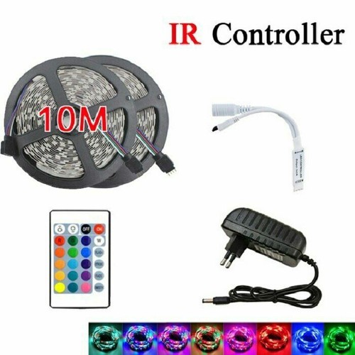 DC12V SMD 2835 5M RGB led Strips Light Flexible Stripe Lamp IR WIFI Controller - Picture 18 of 19