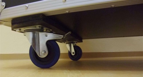 Transport Werkzeug Wagen Truhen Truhe Case Box ODV-1 125 x 60 x 77 cm mit Rollen - Picture 6 of 12
