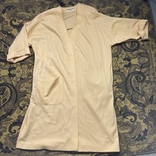 Vtg Sonia Rykiel Robe Peach Orange Woman  s One Size New Wool Made In France