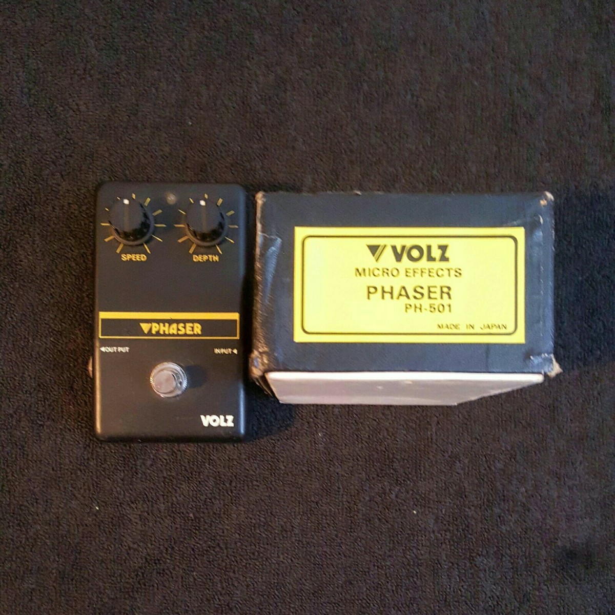 VOLZ PH-501 PHASER GUITAR PEDAL RARE JAPAN | eBay