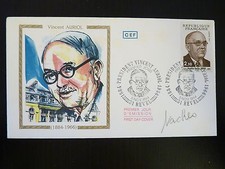 FRANCE PREMIER JOUR FDC YVERT  2344   VINCENT AURIOL   2,10F   REVEL   1984