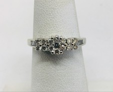 Ladies Flower Diamond Ring WLJ000843