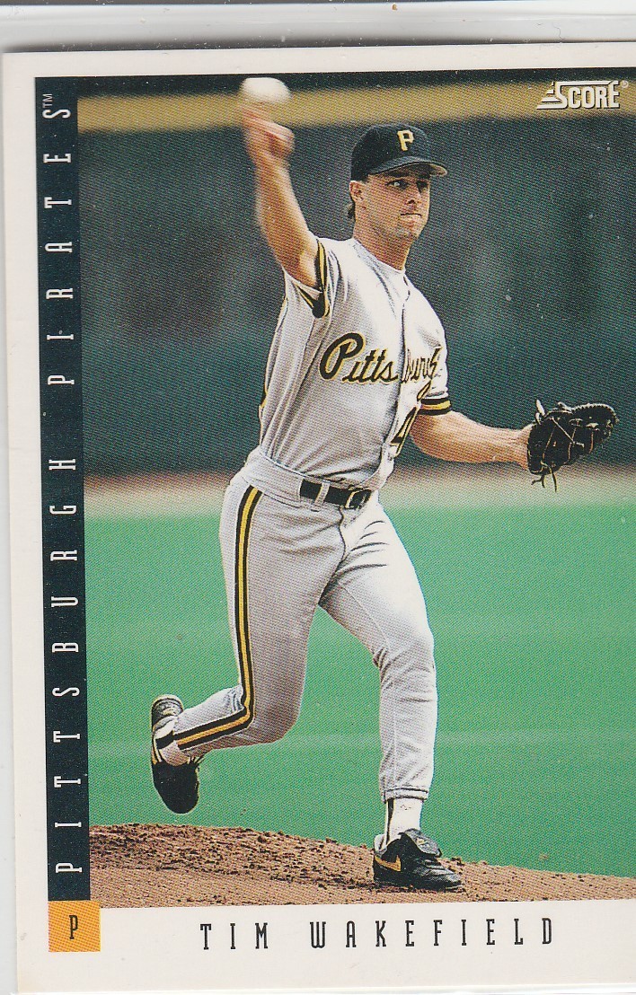 1993 score #347 Tim Wakefield PIRATES
