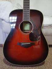 YAMAHA FG830 Acoustic Guitar FG SERIES-Tobacco Burst