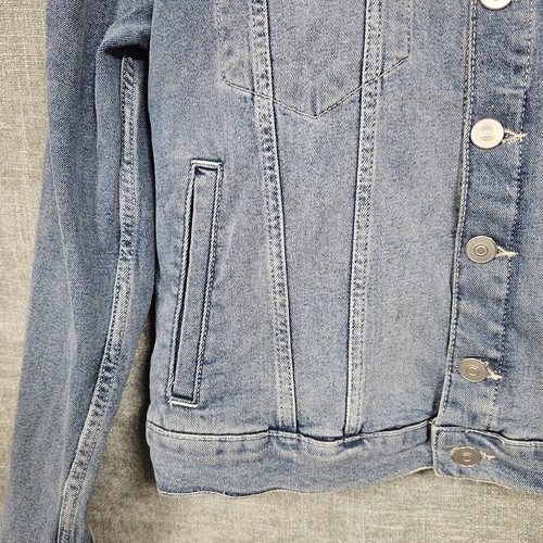 Kappa Denim Jacket Womens Size Small Blue Button Up - Picture 4 of 15