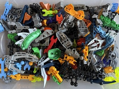 Lego 130 Random Bionicle Technic Pieces Parts Bulk Genuine