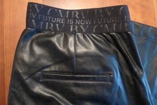 bequeme CAMBIO Hose, Culotte, Modell Cameron, Farbe Schwarz, Gr. 44, Leder-Optik