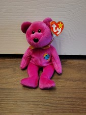 Ty Beanie Baby "Millenium" Bear 1999 Retired - RARE spelling mistakes