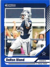 2024 Donruss #106 DaRon Bland Press Proof Blue Cowboys