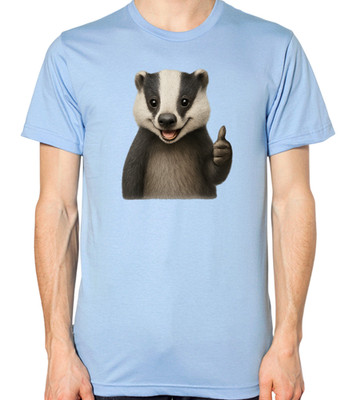 Süßes Dachs Daumen hoch Unisex T-Shirt
