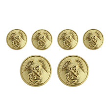 USMC Marine Corps Dress Blue Uniform Buttons   Gold  Officer  Enlisted  Repla