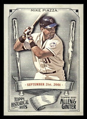 2021 Topps Allen & Ginter's - Top Historical Hits Mike Piazze #HH-21