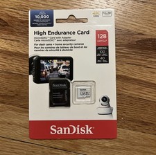 SanDisk High Endurance 128 GB Micro SD V30 microSDXC Memory Card -...