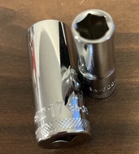 DeWalt 3/8" Drive Metric Deep Well 6 Point Sockets, Choose Size