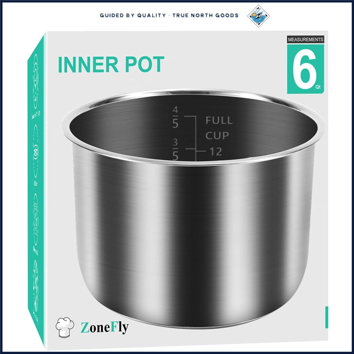 6Qt Power Cooker XL Replacement Inner Pot