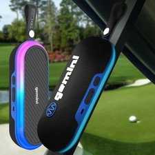 Gemini Magnetic Bluetooth Speaker for Golf Cart - Portable Wireless, 2 x 2"