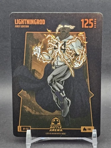 LIGHTNINGROD Julio Rodriguez FIRE BattleFoil Bo Jackson Battle Arena BF-137 HOLO