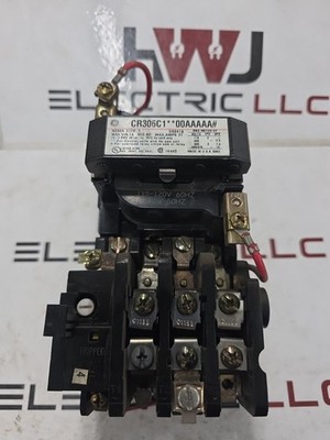 GENERAL ELECTRIC CR306C1**NEMA SIZE 1 MOTOR STARTER 120v Coil