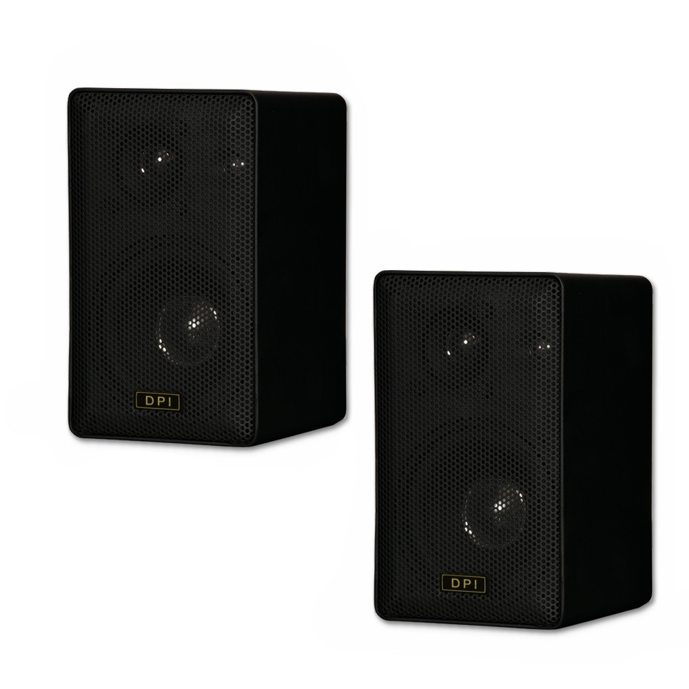 GOLDWOOD DPI-60B Indoor or Outdoor 3 Way Speakers Black Mountable Pair