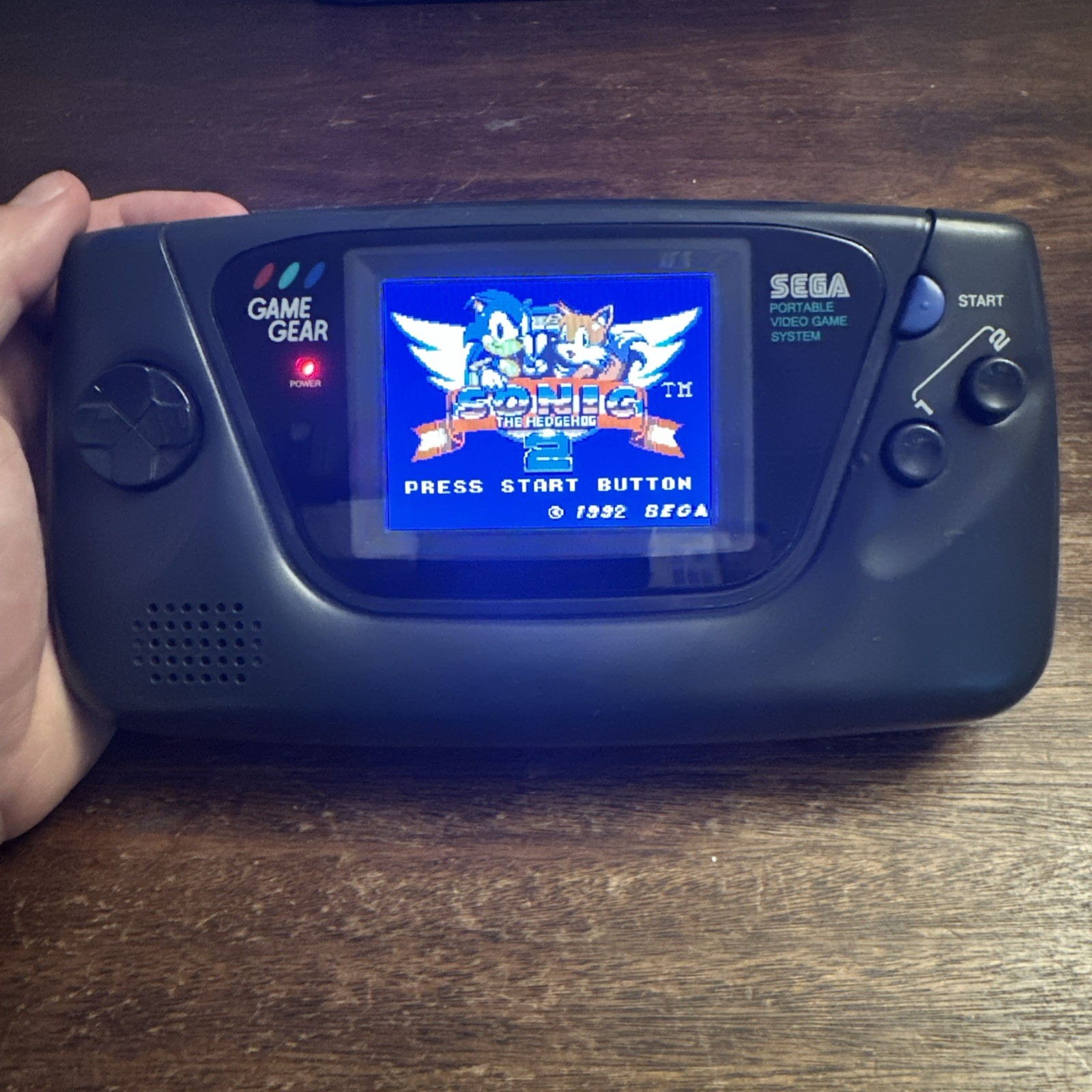 SEGA Game Gear - Recapped - LCD Upgrade, New Glass - Clean - Tested - Authentic