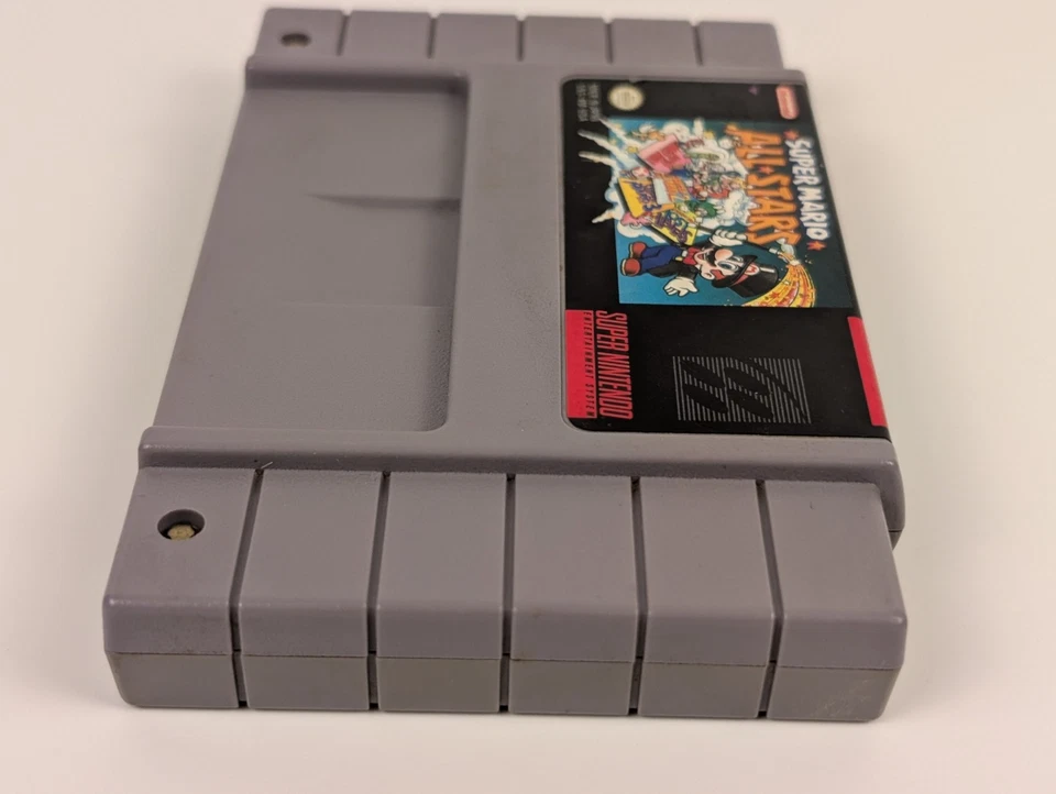 Super Mario All-Stars (Super Nintendo SNES, 1993) Authentic Game Tested⬅️🔥 - Image 4 of 4