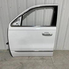 2019-2024 Ram 1500 Front Door LH Driver 6-Lug 5th LIMITED White + Glass & Handle