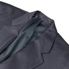Ralph Lauren LRL Men's 100 Wool Gold Buttons 2-Button Blazer Navy Blue 42L