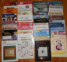 HUGE LOT COUNTED CROSS STITCH Booklets, Leaflets, Charts -Various themes M26 
