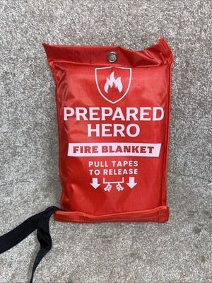 Prepared Hero Fire Blanket Size 39' X 39'' NEW