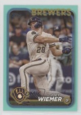2024 Topps Series 1 Aqua Joey Wiemer #9 1cb0
