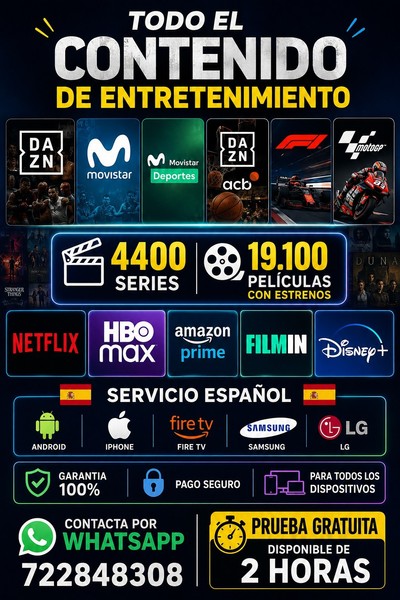 IP TV  ANDROID ,  SATÉLITE NO PAGAR INFO 722848308 