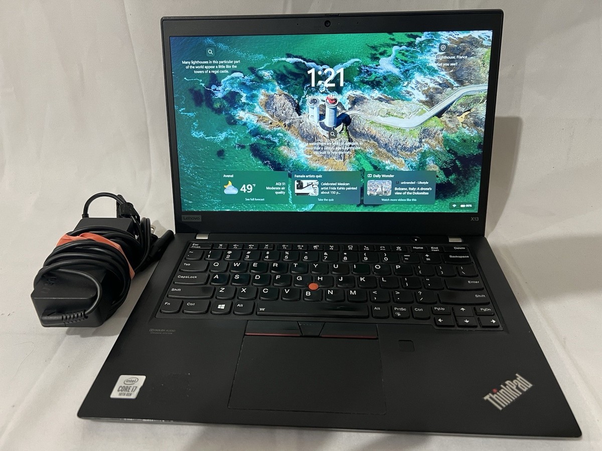 Lenovo ThinkPad X13 Gen 1 I7-10510U, 1.8 GHz,16GB RAM, 256GB NVMe 
