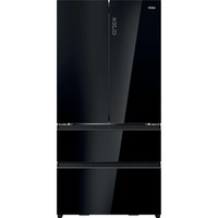 Haier HFR79F19DFGB FD 90 Series 7 91cm Frost Free American Fridge Freezer Black
