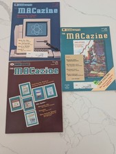 Vintage The MACazine ICONCEPTS Lot x3 1985 Issues March April May Macintosh