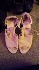 Beige Strappy Flat Sandals with Buckle and Ankle Strap for Women
