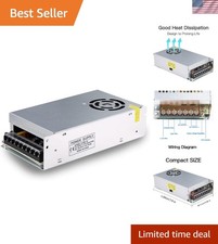 Regulated 12V 20A 250W Switch Power Supply - Ideal for Electronics & Projects