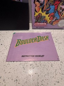 Boulder Dash - Nintendo NES - PAL UK - CIB completo - ottime condizioni - 