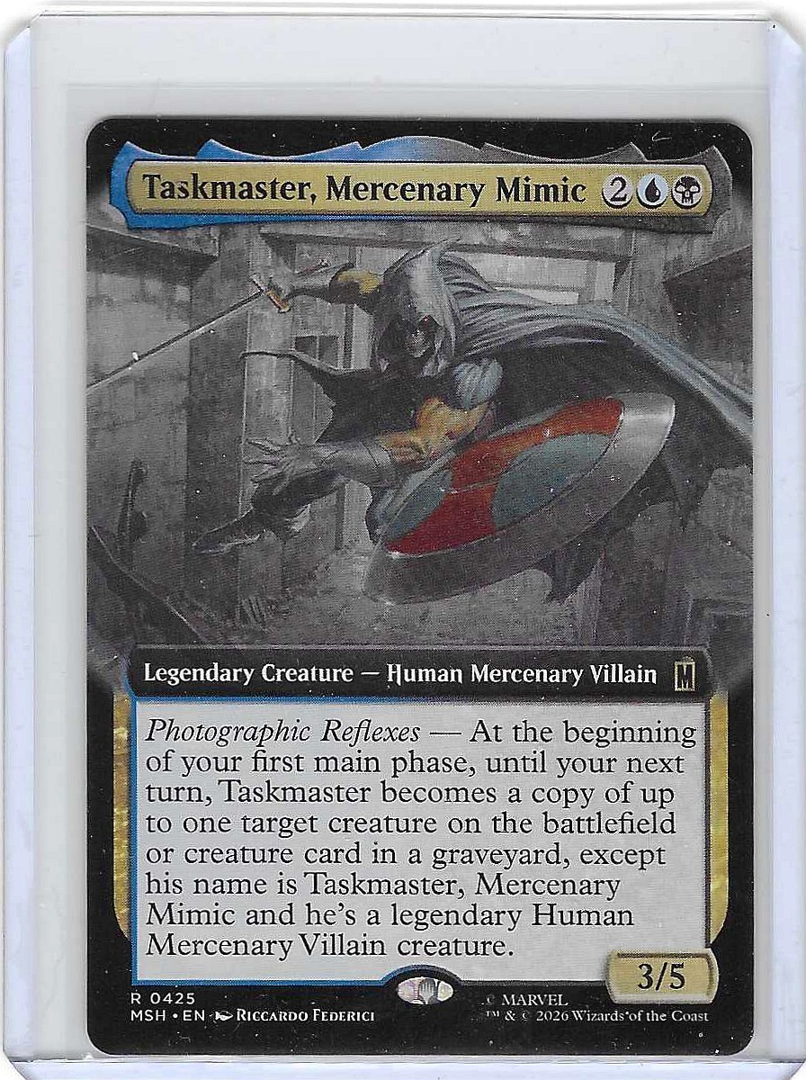 Taskmaster, Mercenary Mimic (Extended Art) [MSH - 425] NM - Non-Foil