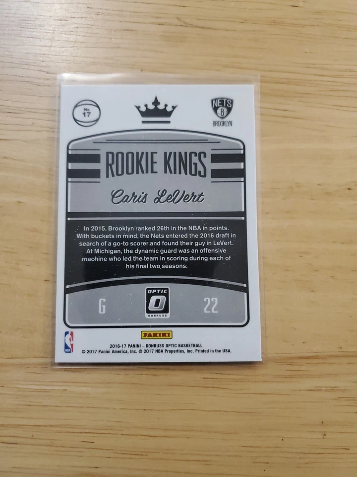 2016 Donruss Optic Rookie Kings #17 Caris LeVert(C) - Image 2 of 2